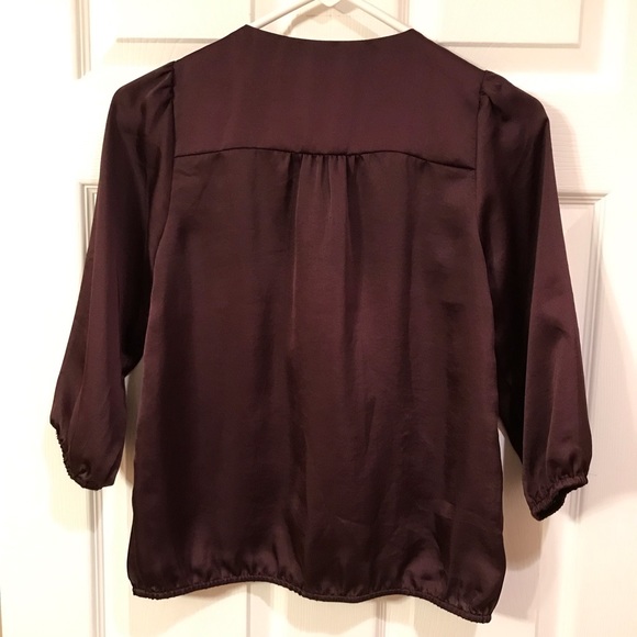 Petite’s LOFT Purple Top Size XSP - Picture 2 of 5